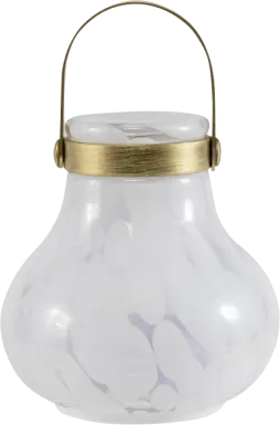 Jabu White Outdoor Lantern