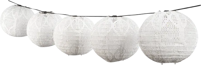 Burhazy White Outdoor String Lights - Image 1