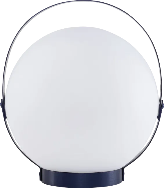 Nebnen Blue Outdoor Lantern - Image 1