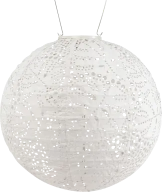 Hamtara White Outdoor Solar Lantern