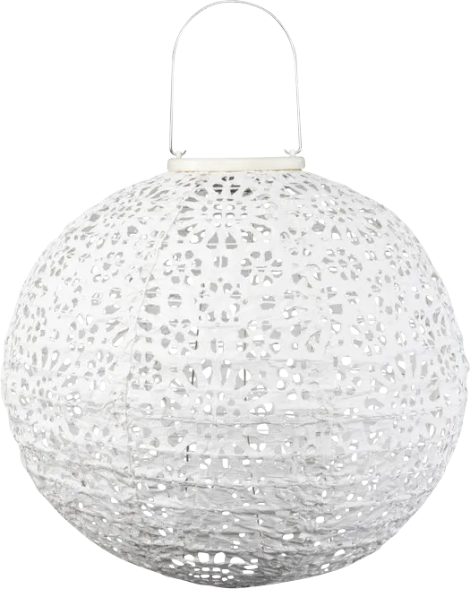 Ashry White Outdoor Lantern