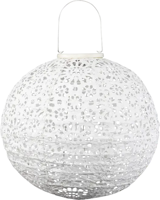 Ashry White Outdoor Lantern
