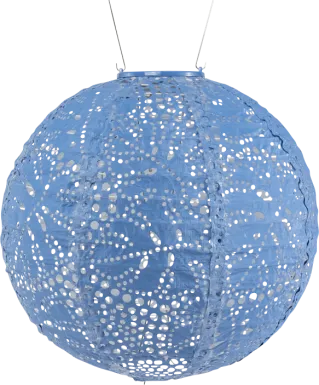 Hamtara Blue Outdoor Solar Lantern