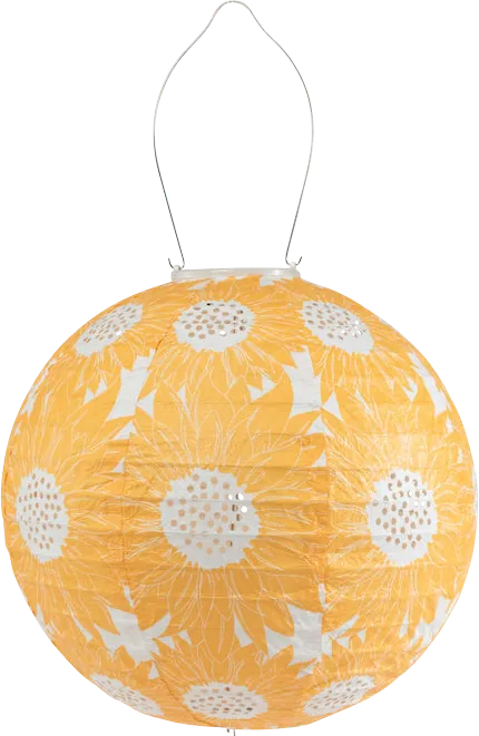 Ranear Yellow Outdoor Solar Lantern - Thumbnail - Image 1