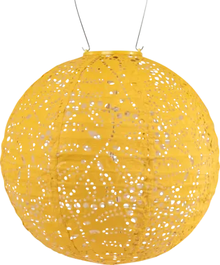 Hamtara Yellow Outdoor Solar Lantern