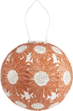 Ranear Orange Outdoor Solar Lantern