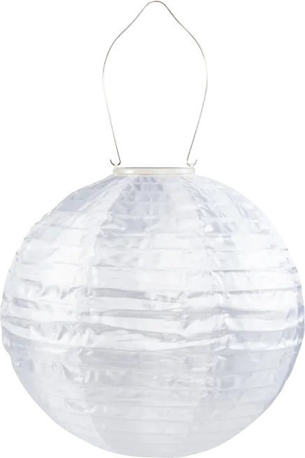 Keeldale White Outdoor Solar Lantern - Thumbnail - Image 1