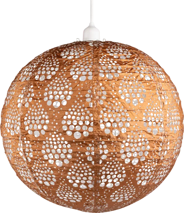 Uchenna Copper Outdoor Solar Lantern - Thumbnail - Image 1