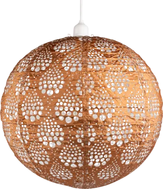 Uchenna Copper Outdoor Solar Lantern