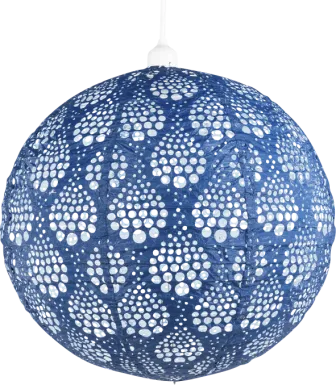 Uchenna Blue Outdoor Solar Lantern