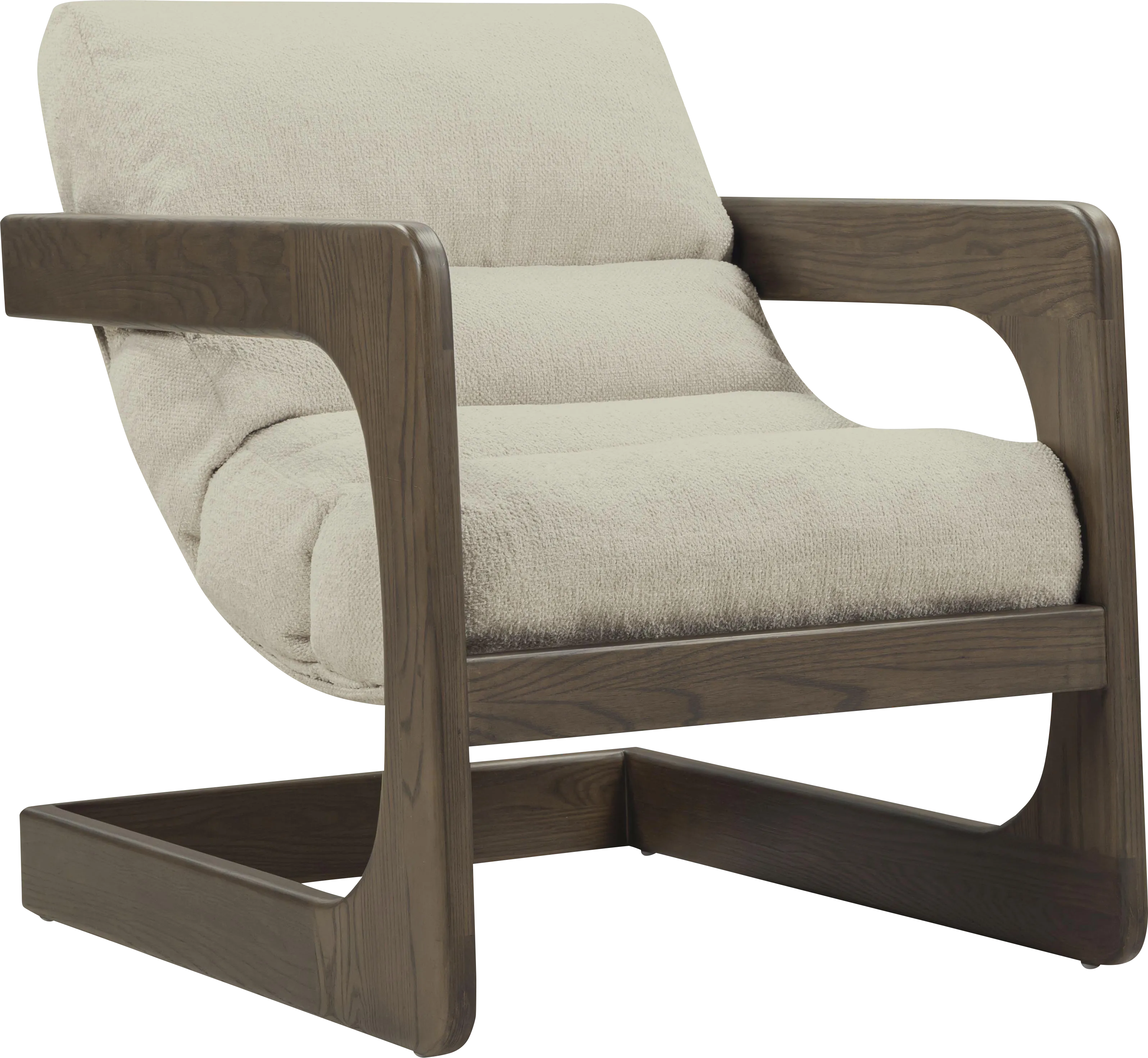 Ellisboia Beige Accent Chair - Thumbnail - Image 1