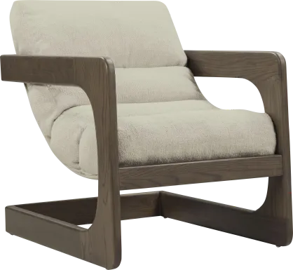 Ellisboia Beige Accent Chair