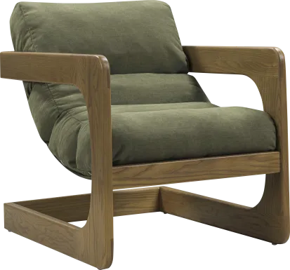Ellisboia Green Accent Chair