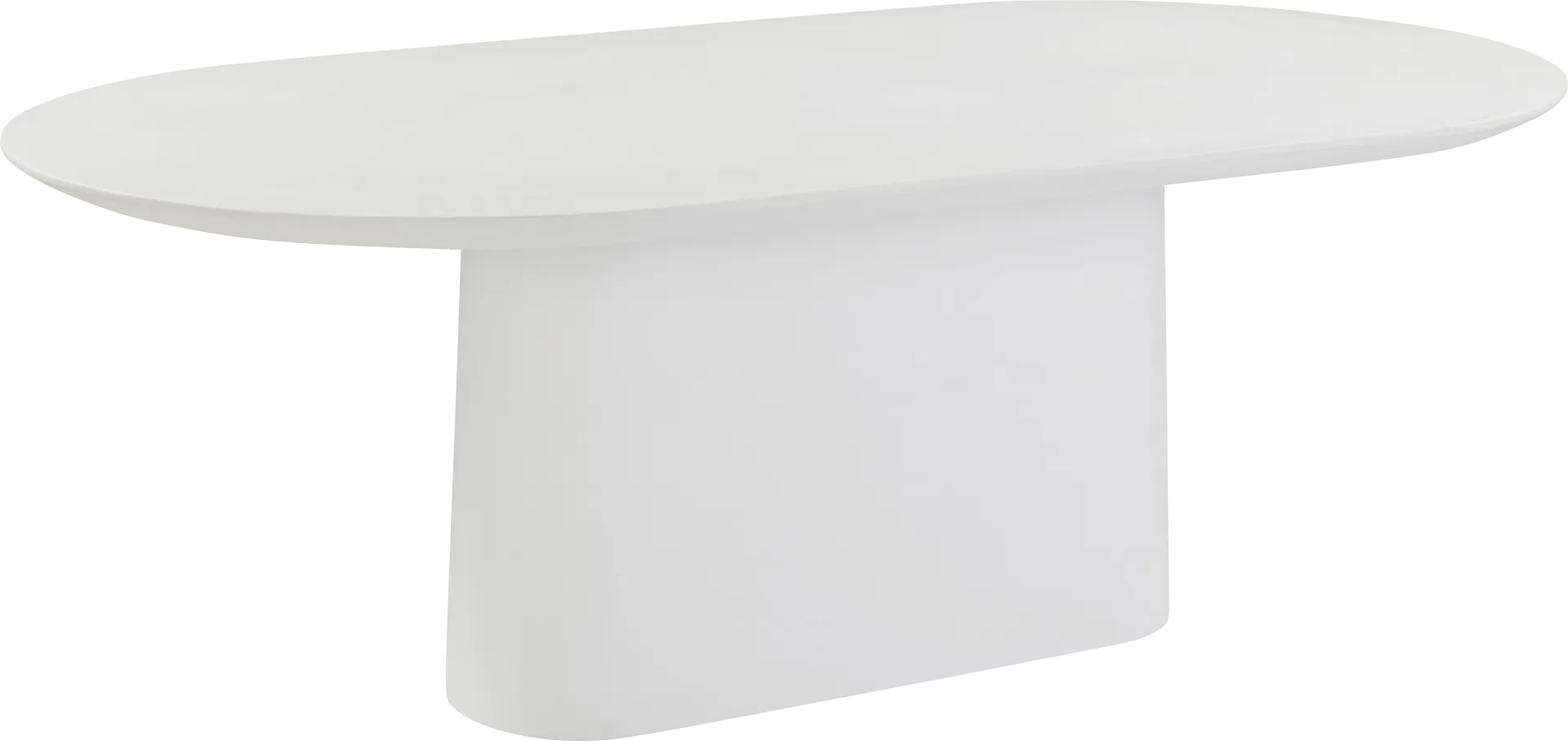 Pixydale Outdoor White Dining Table - Image 1