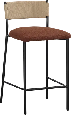 Eastlis Rust Counter Height Stool