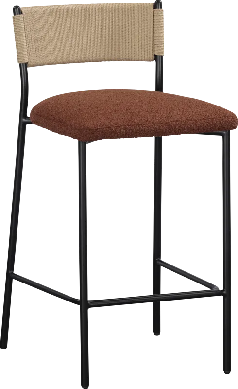 Eastlis Rust Counter Height Stool