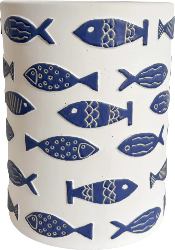 Valkyrecords VI Blue Side Table