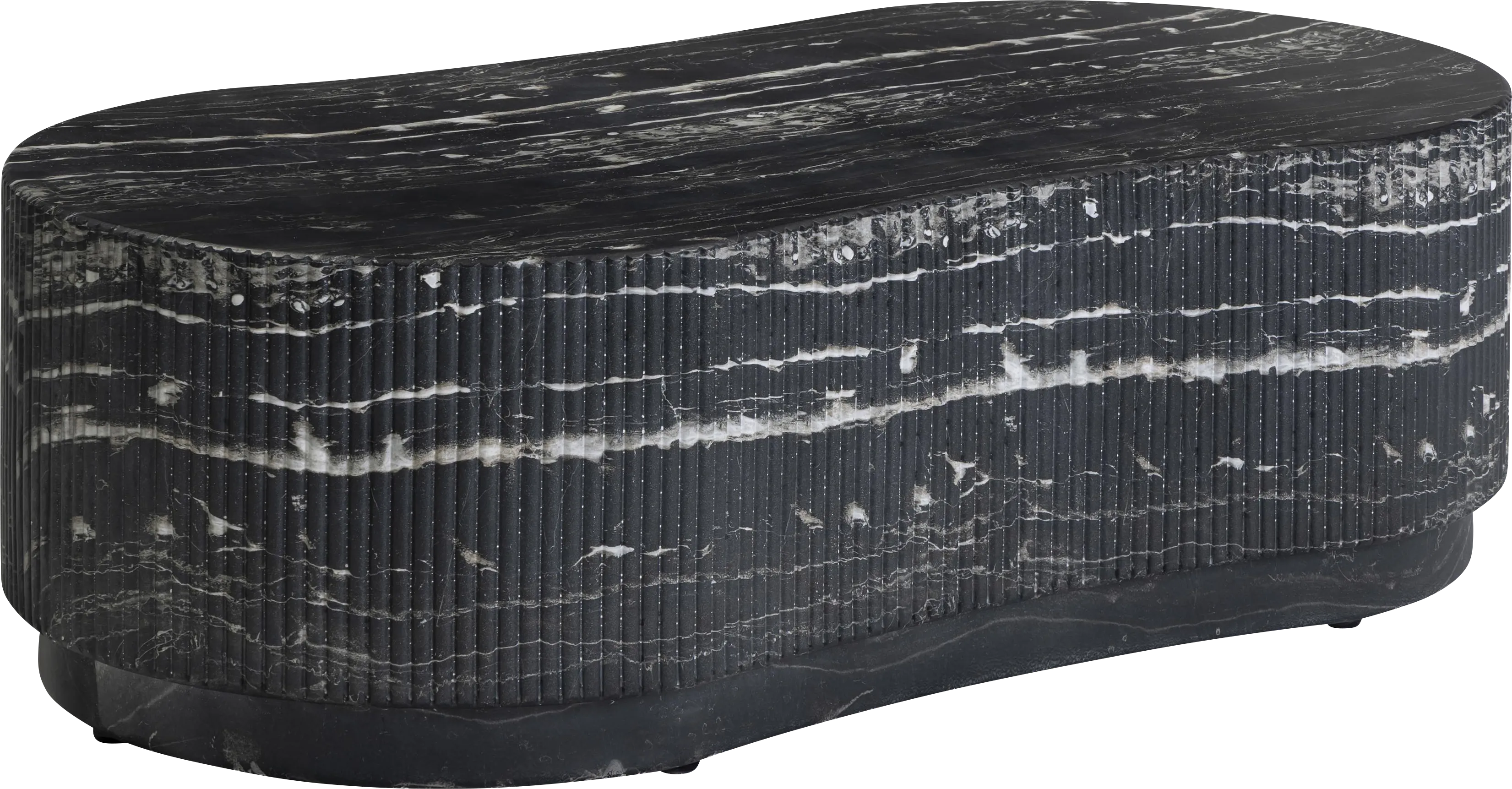 Huntingly Outdoor Black Cocktail Table - Thumbnail - Image 1