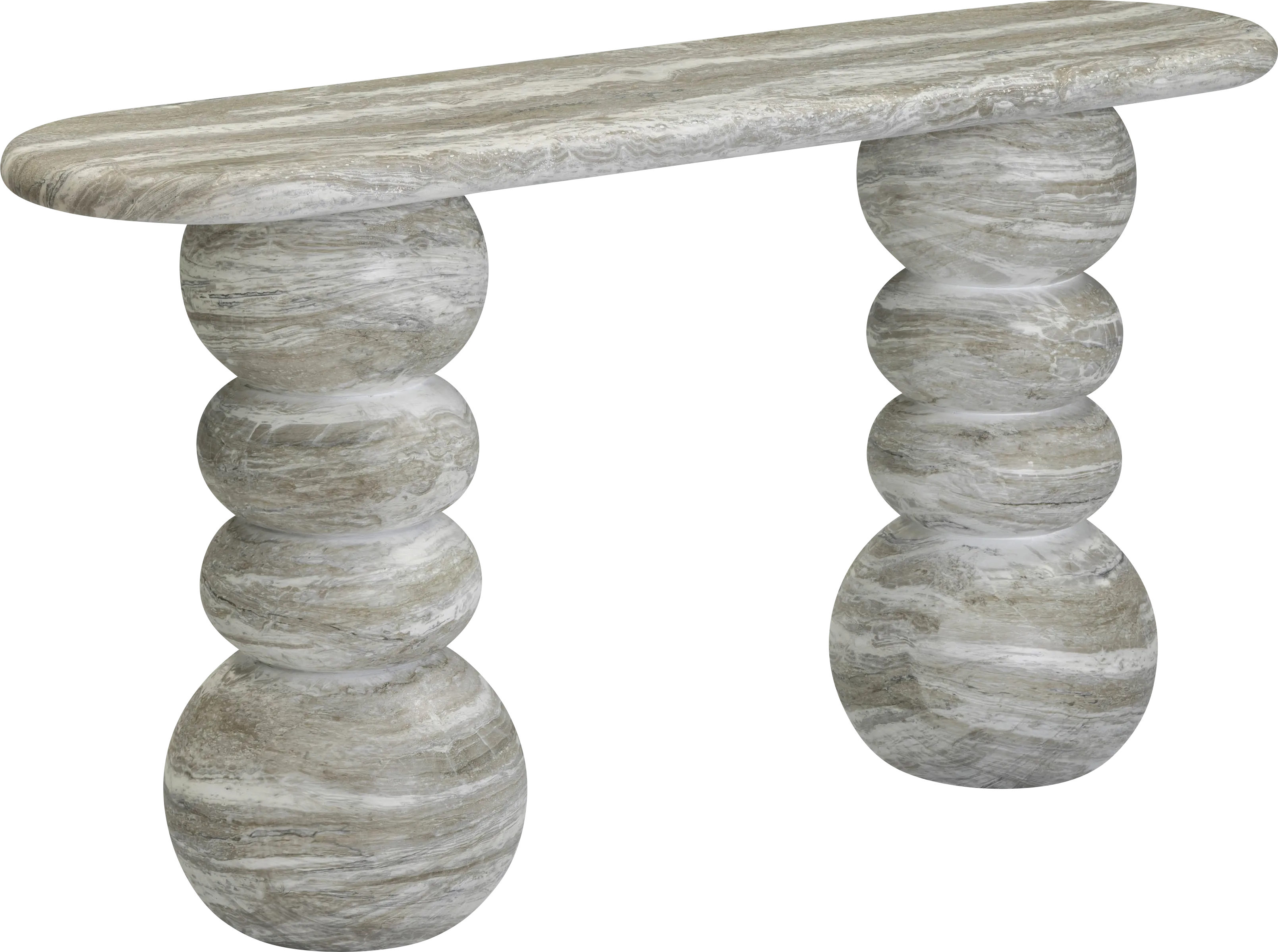 Ganrose Outdoor Gray Console Table - Thumbnail - Image 1