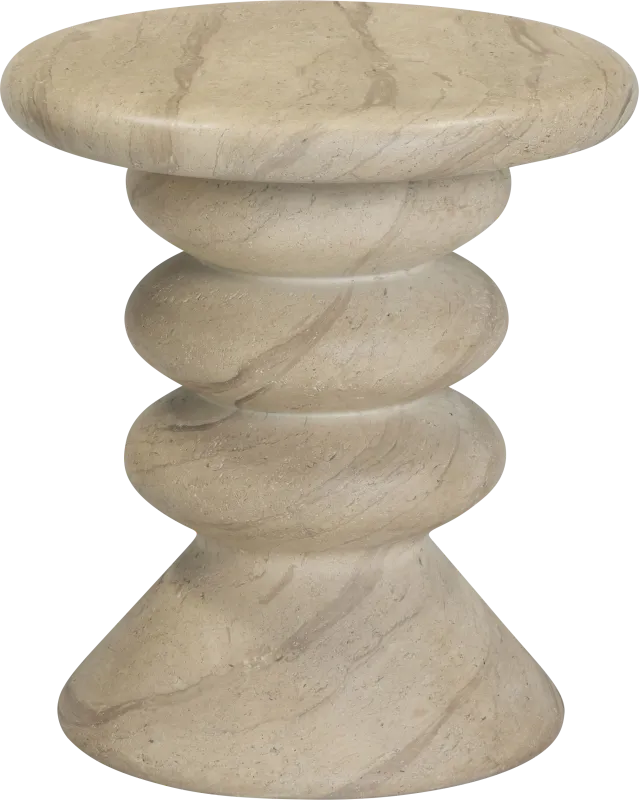 Aurabridge Outdoor Tan Side Table
