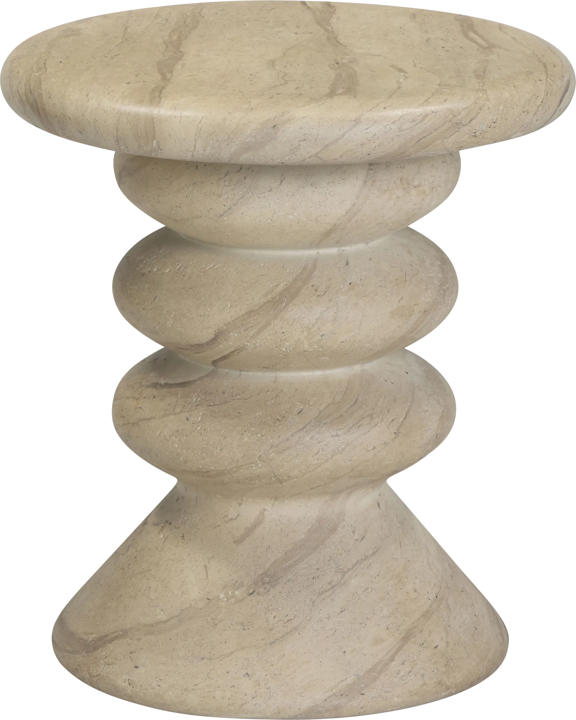 Aurabridge Outdoor Tan Side Table - Image 1