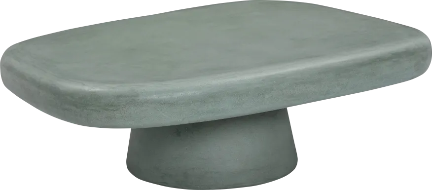 Ellingford Outdoor Green Cocktail Table