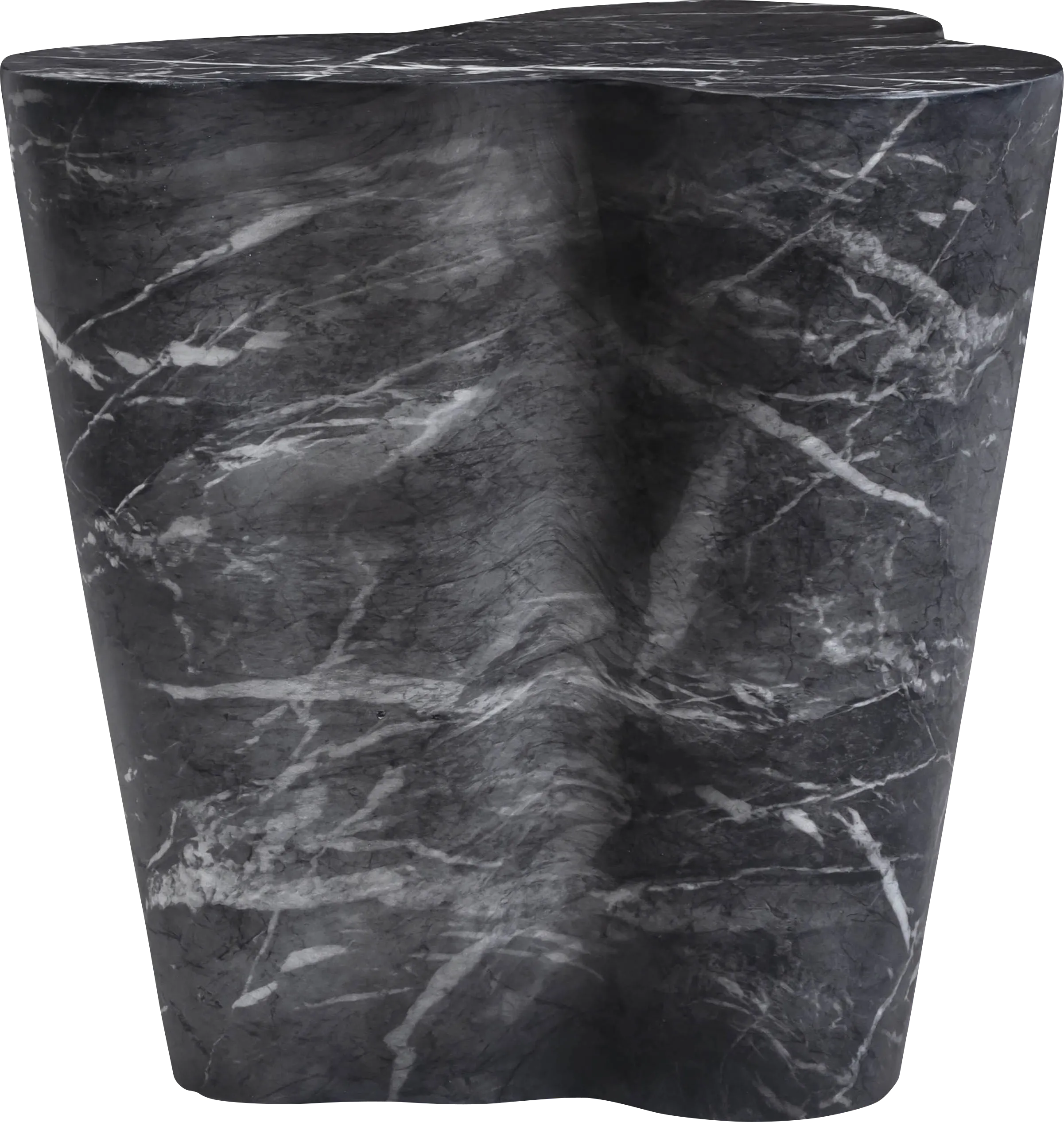 Cavernwell Outdoor Black Side Table - Thumbnail - Image 1