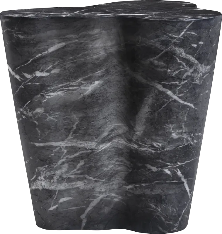 Cavernwell Outdoor Black Side Table