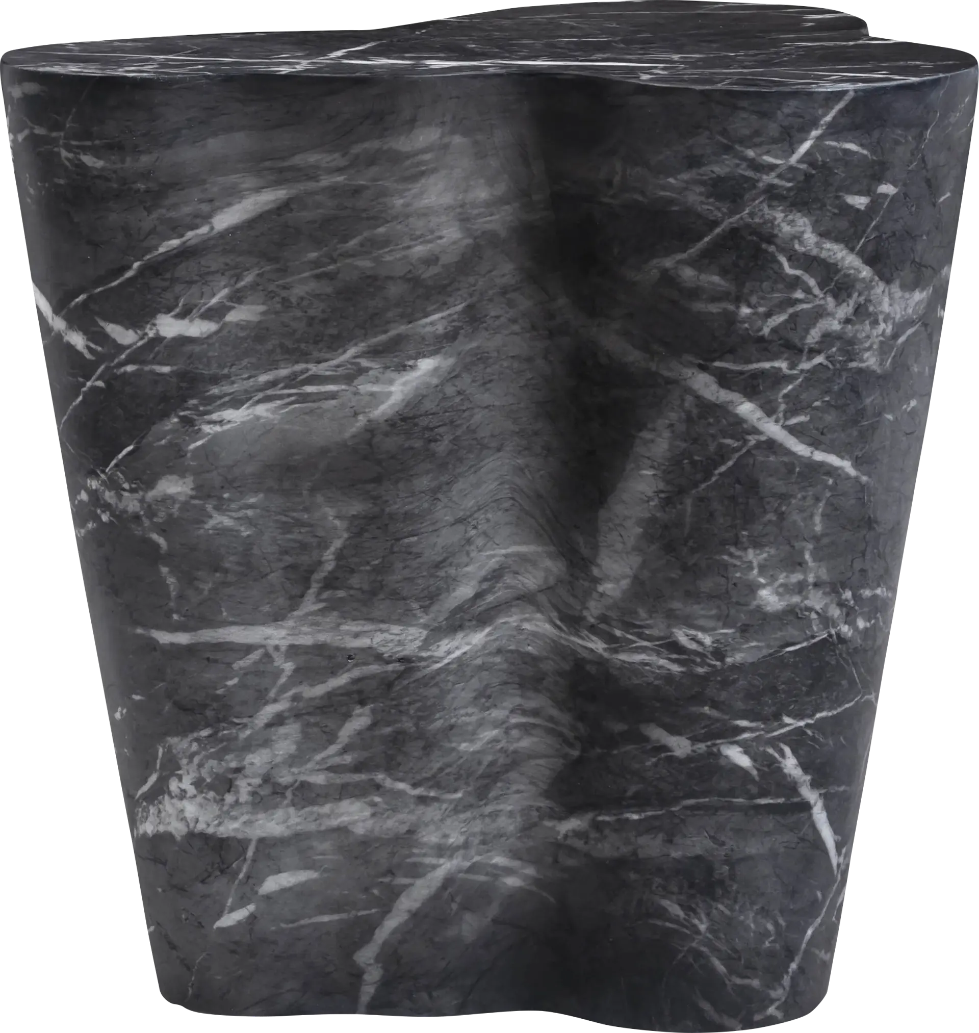 Cavernwell Outdoor Black Side Table