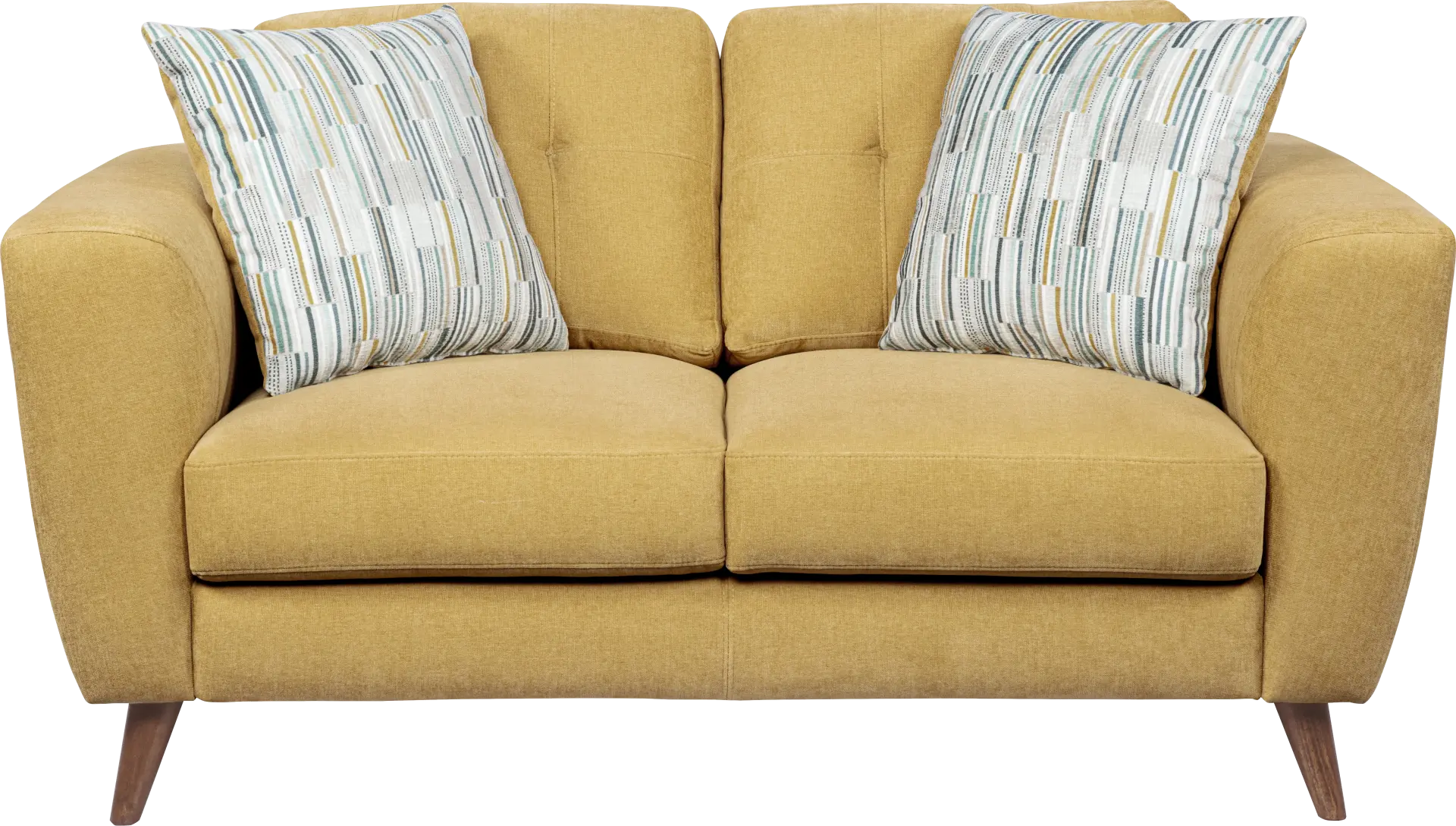 Market Row Yellow Loveseat
