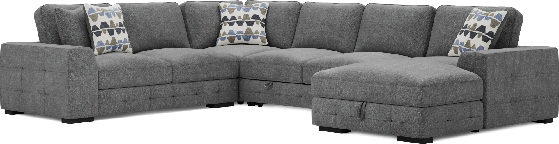 Marcola Ash 4 Pc Sleeper Sectional - Image 2