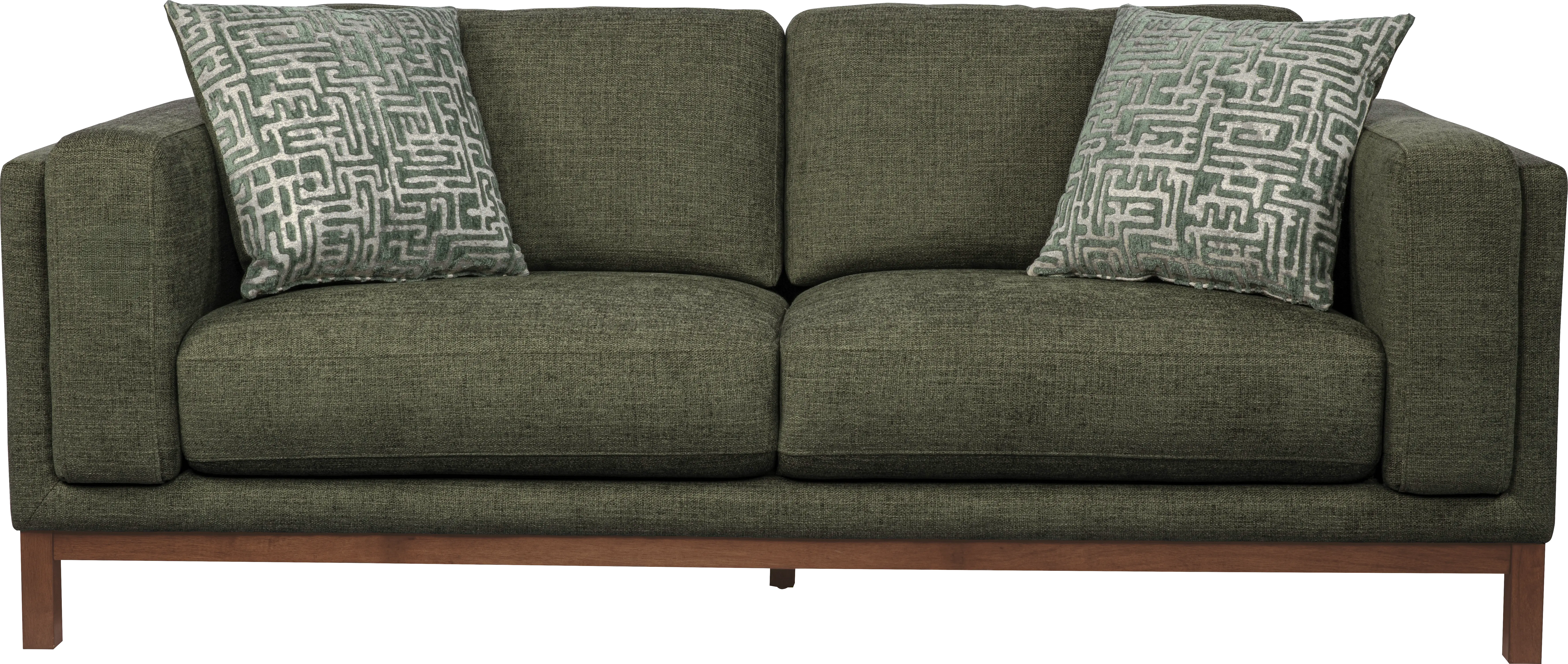 Elena Court Green Sofa - Thumbnail - Image 1