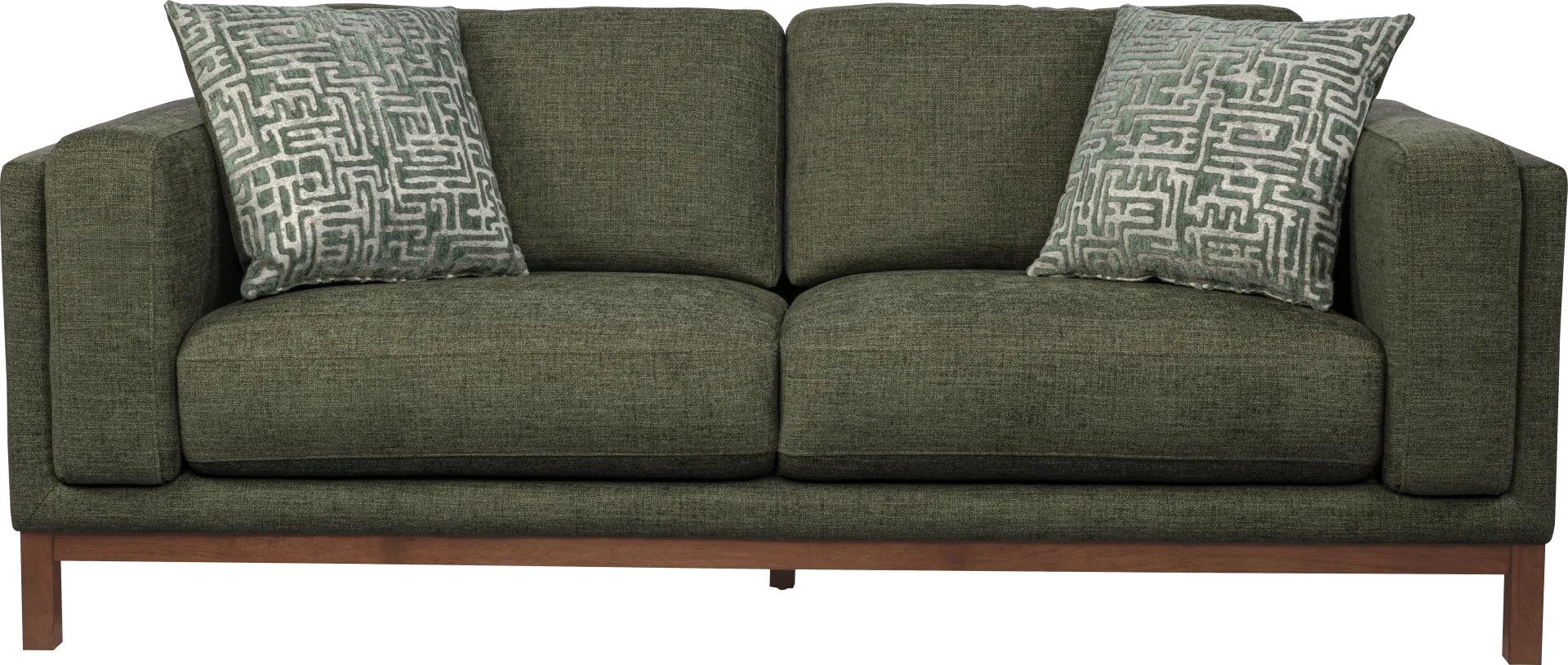Elena Court Green Sofa - Image 1