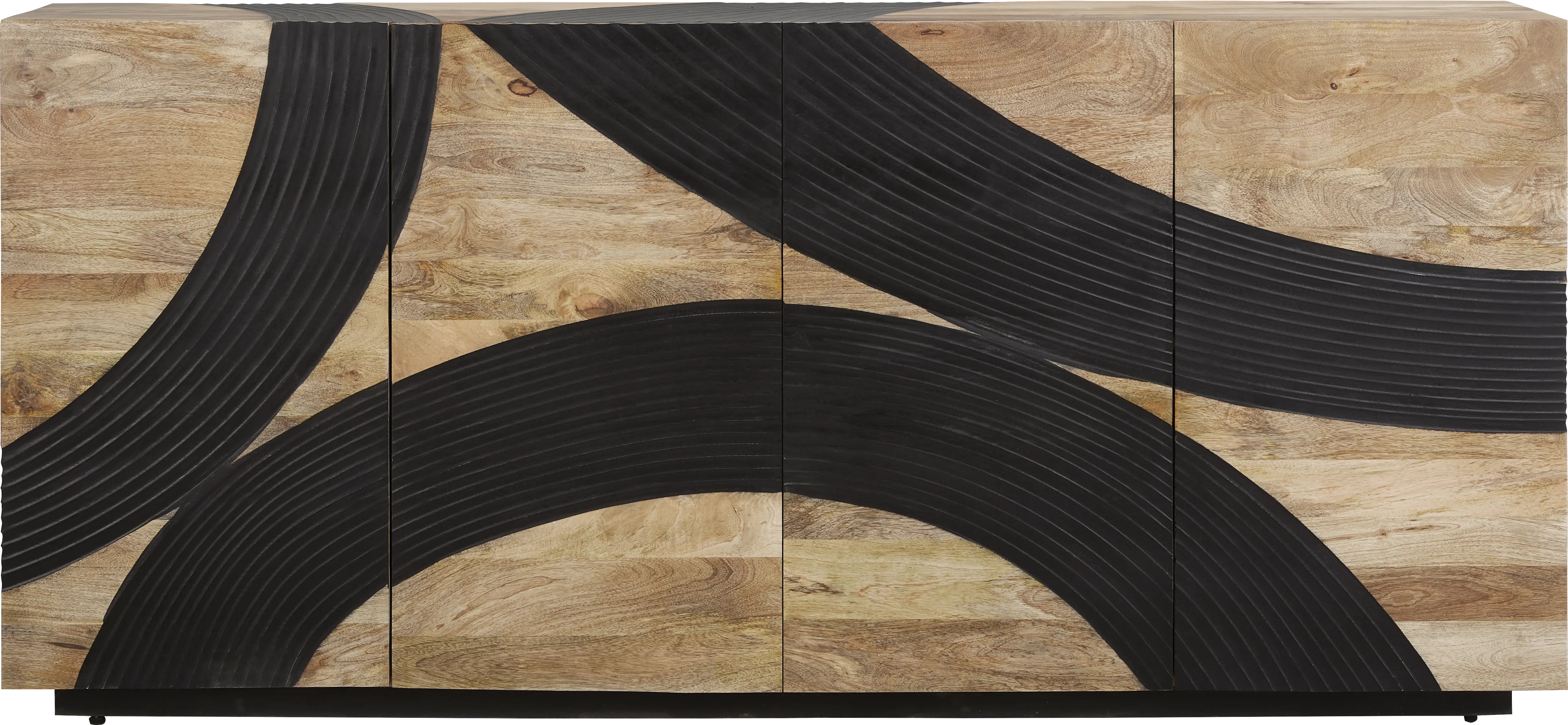 Amory Dark Brown 80 in. Credenza - Thumbnail - Image 1