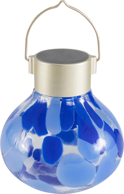 Terna Blue Outdoor Solar Lantern