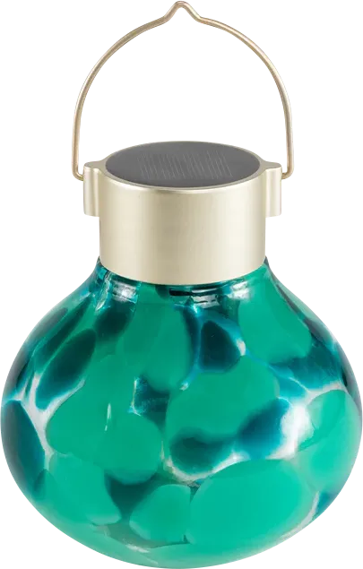 Terna Green Outdoor Solar Lantern - Image 1