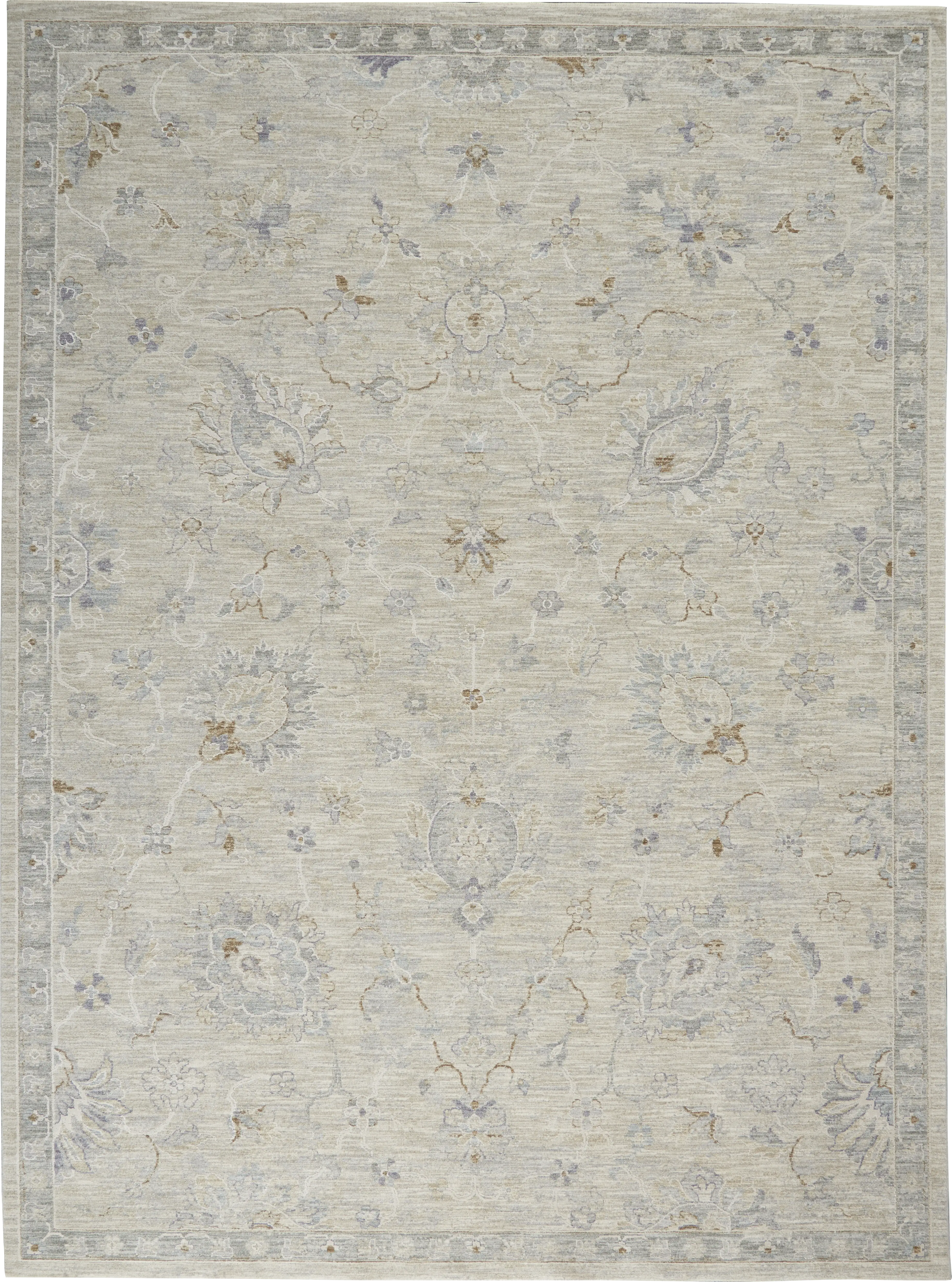 Palmyri Light Gray 5.3 x 7.8 Rug - Thumbnail - Image 1
