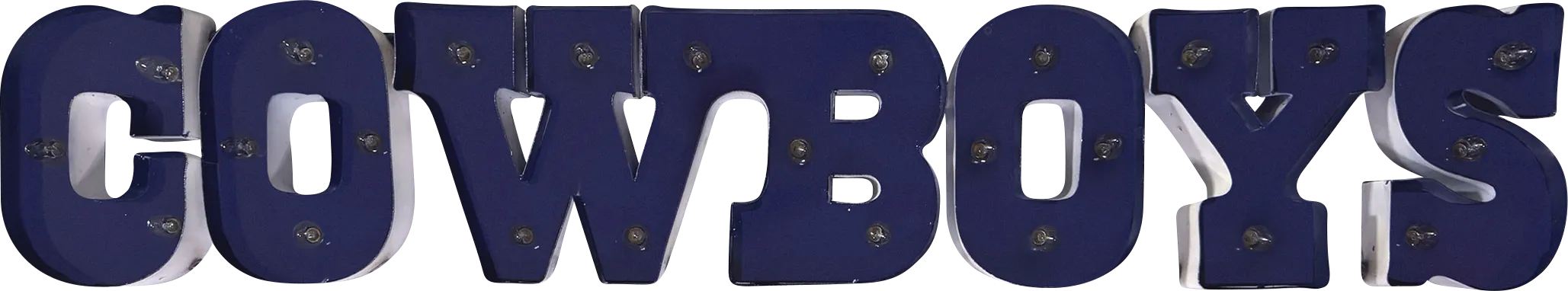 Dallas Cowboys Blue Metal Wall Decor - Thumbnail - Image 1