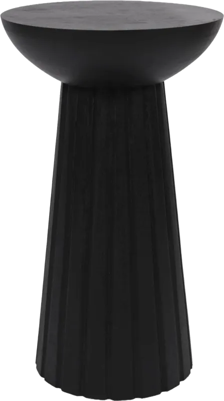 Flute Ridge Black Accent Table