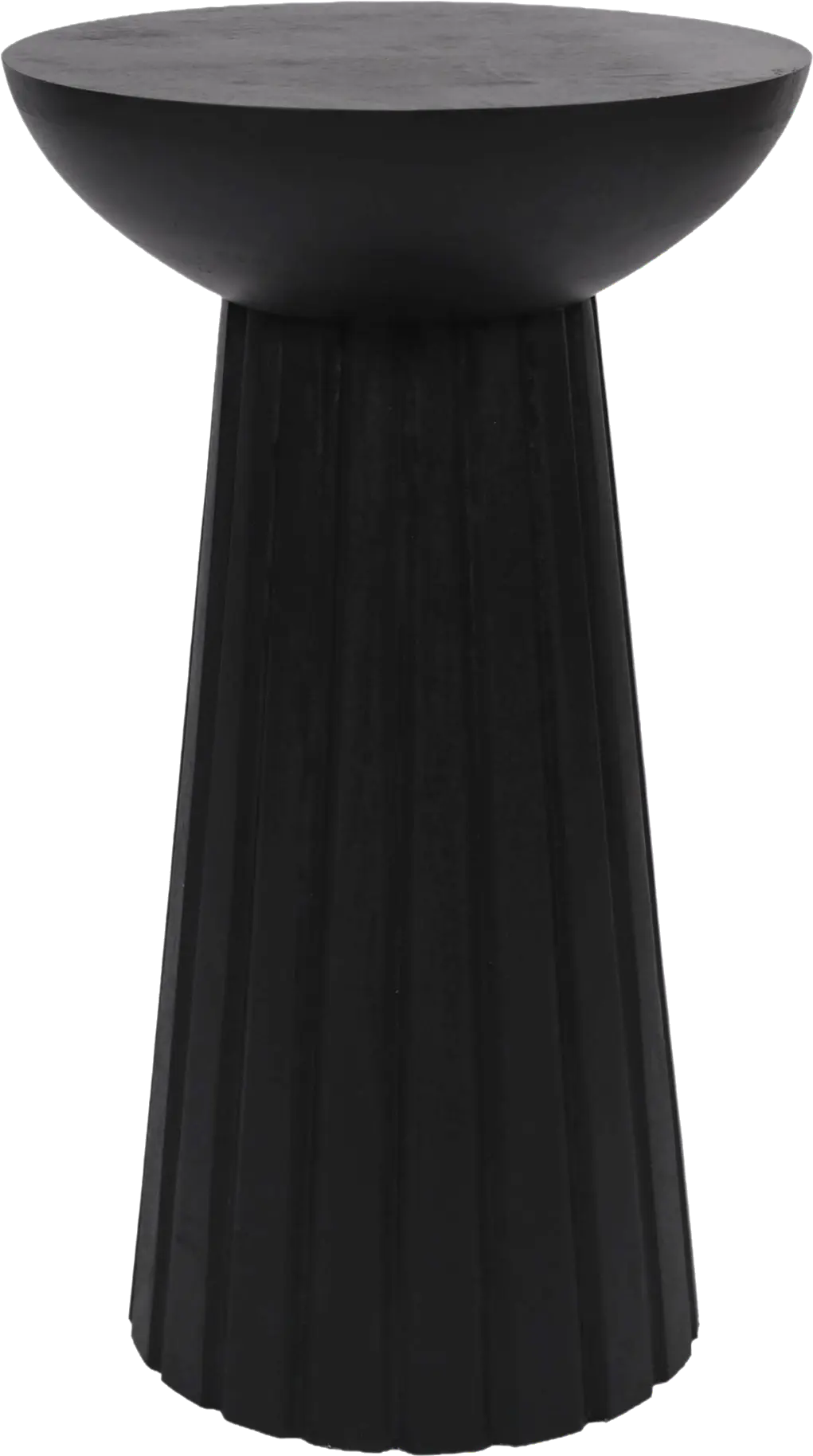 Flute Ridge Black Accent Table