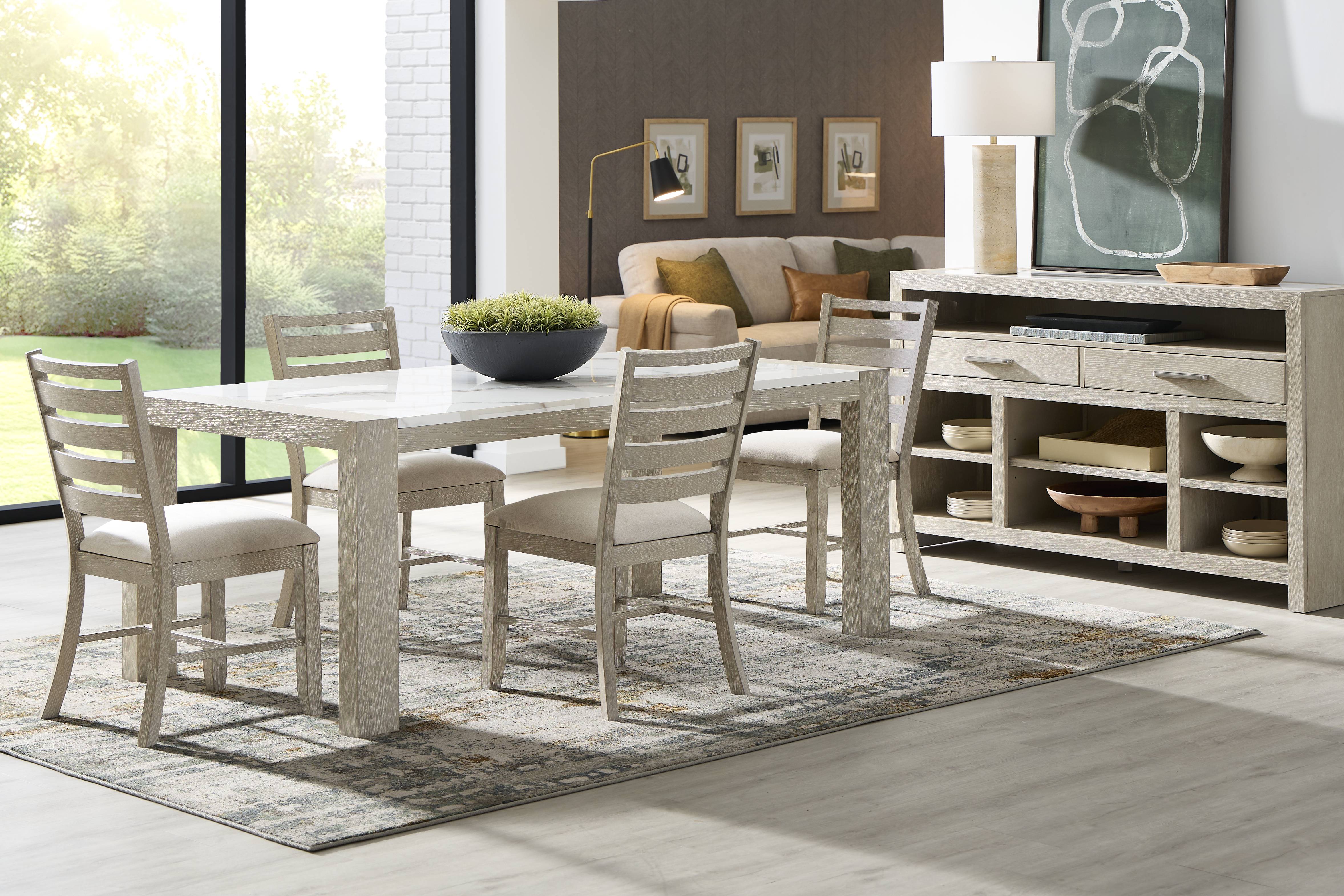 Pompei Gray Dining Table - Thumbnail - Image 2