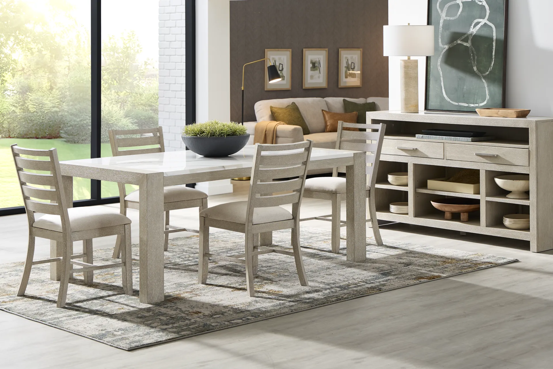 Pompei Gray Dining Table - Image 2