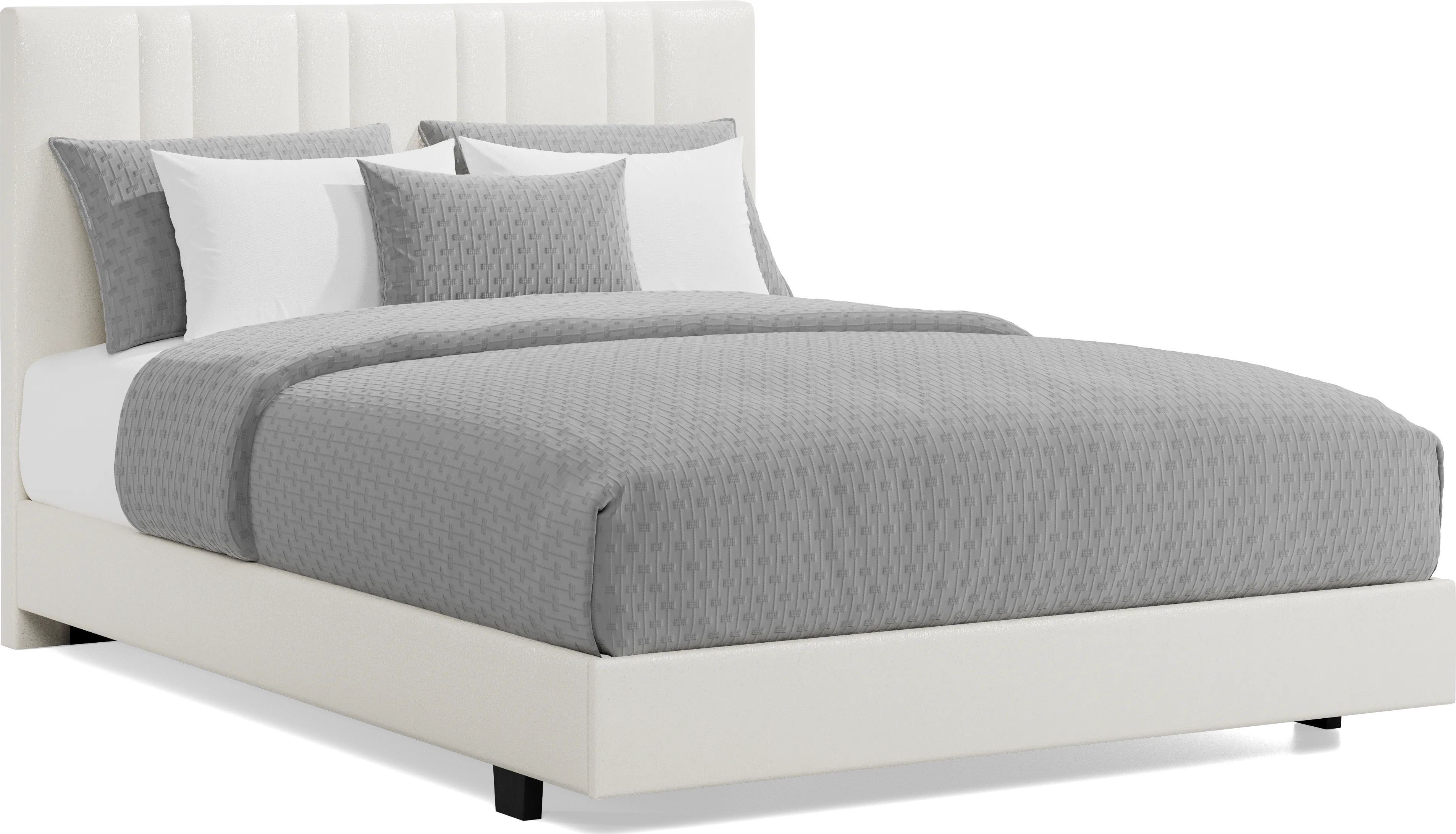 Veronica Champagne 3 Pc King Upholstered Bed - Thumbnail - Image 1