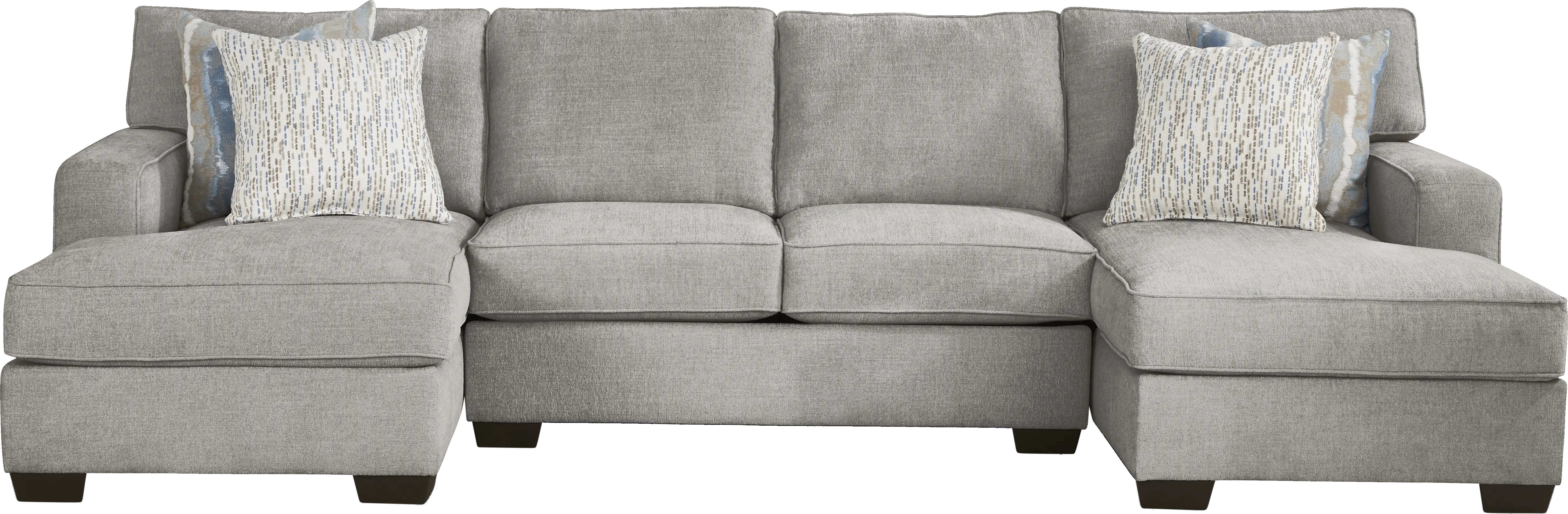 Cynthia Gray 3 Pc Sectional - Thumbnail - Image 1