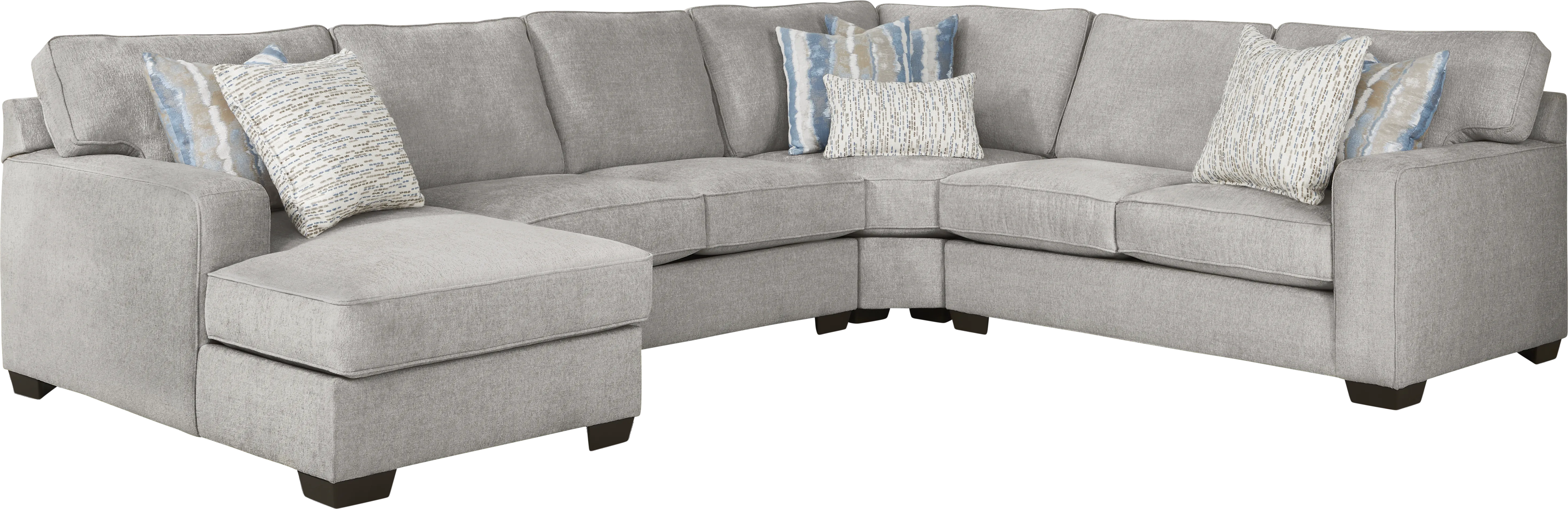 Cynthia Gray 4 Pc Sectional - Thumbnail - Image 1
