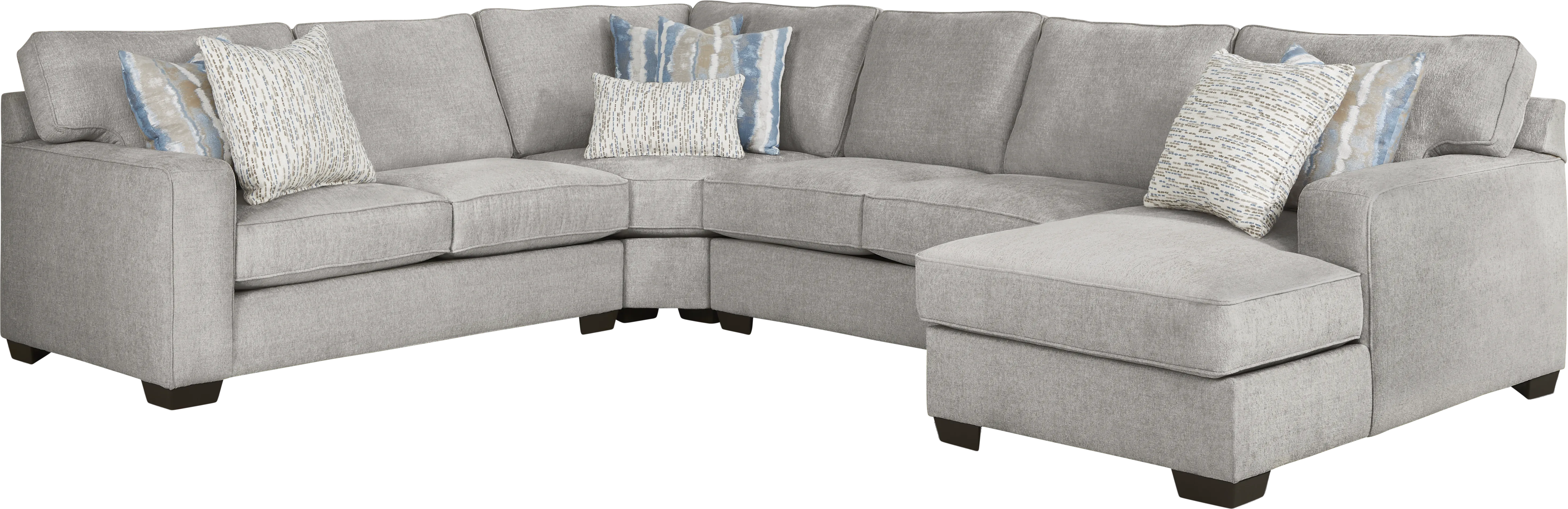 Cynthia Gray 4 Pc Sectional - Thumbnail - Image 1
