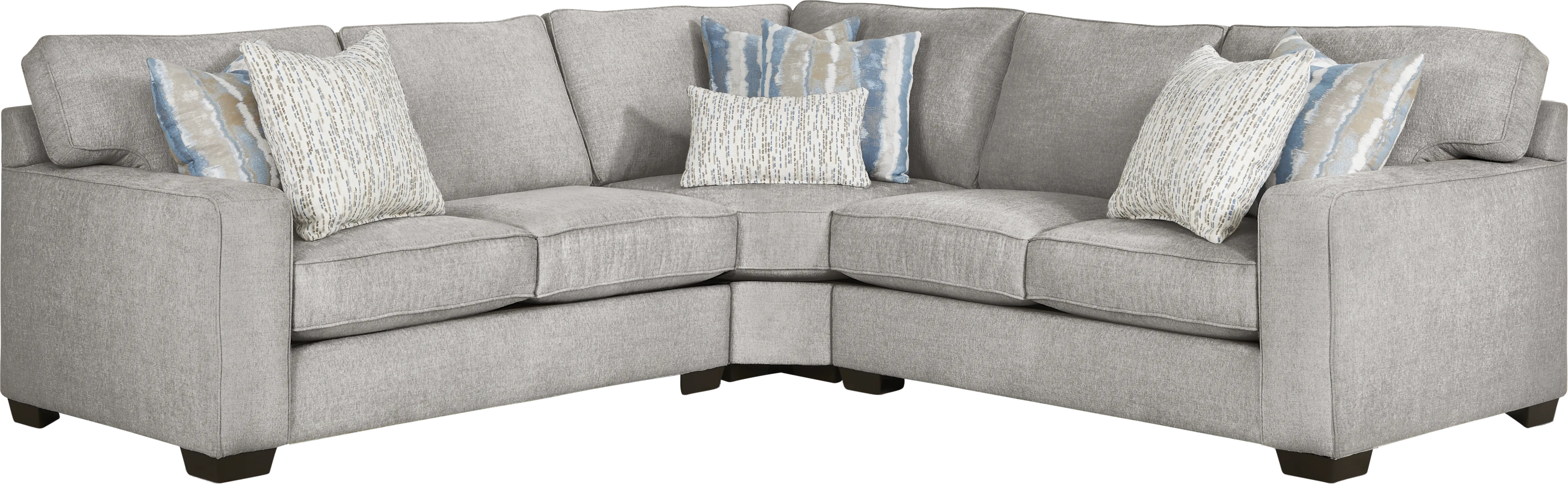 Cynthia Gray 6 Pc Sectional Living Room - Thumbnail - Image 2