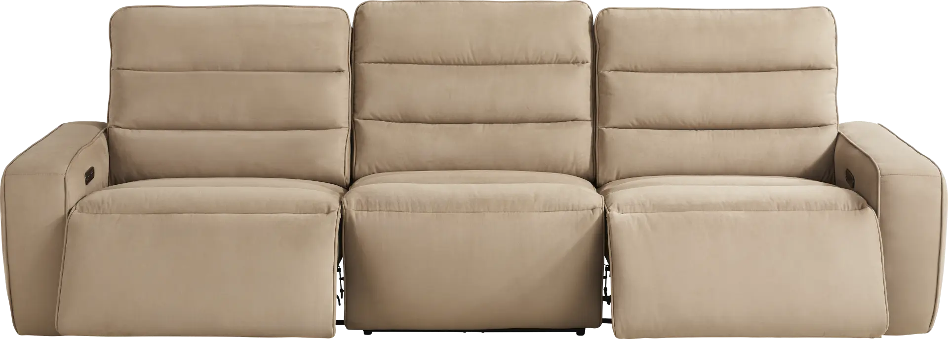 Del Mar Sand Dual Power Sofa