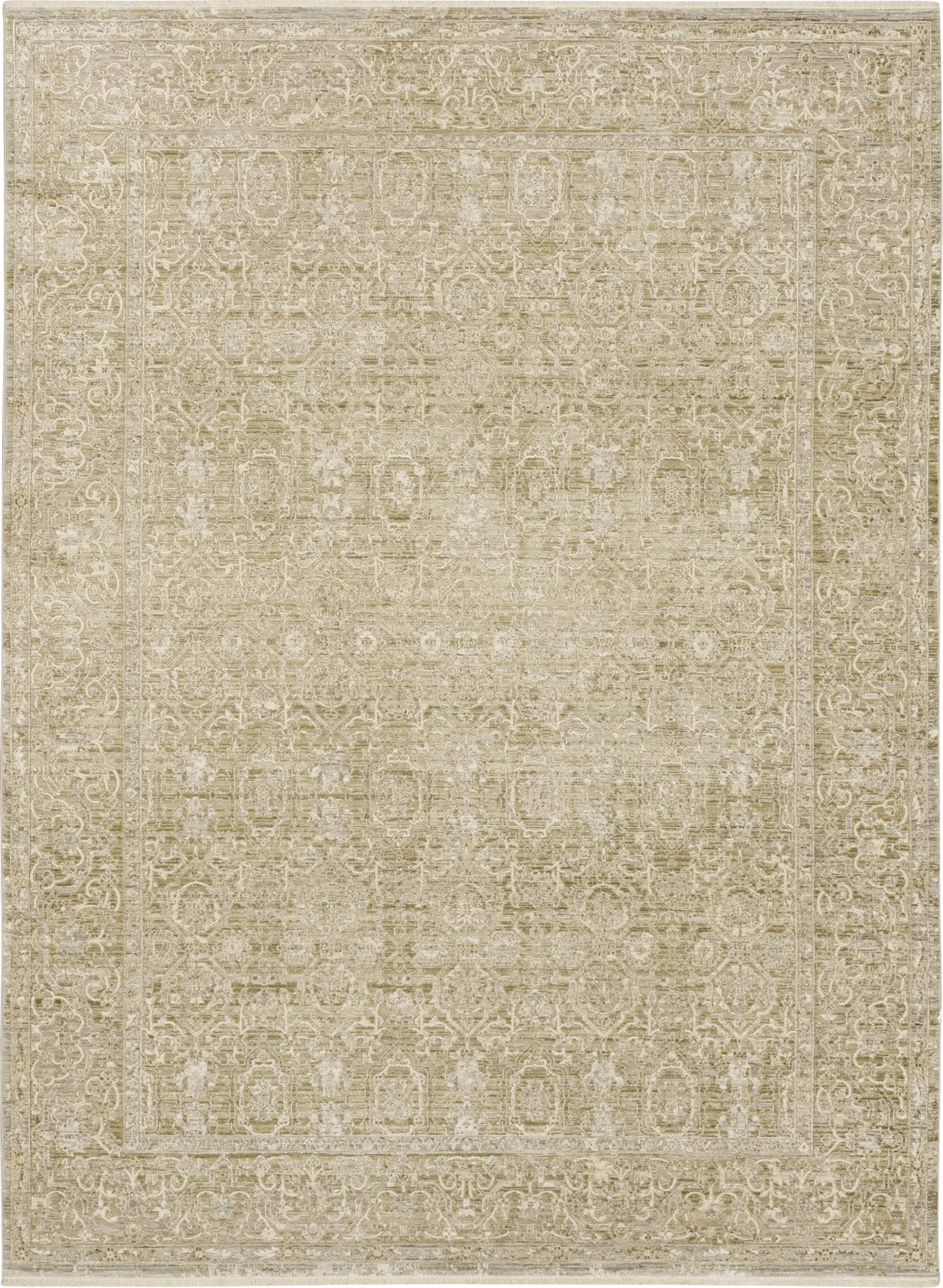 Zenric Beige 5'3 x 7'10 Rug - Image 1
