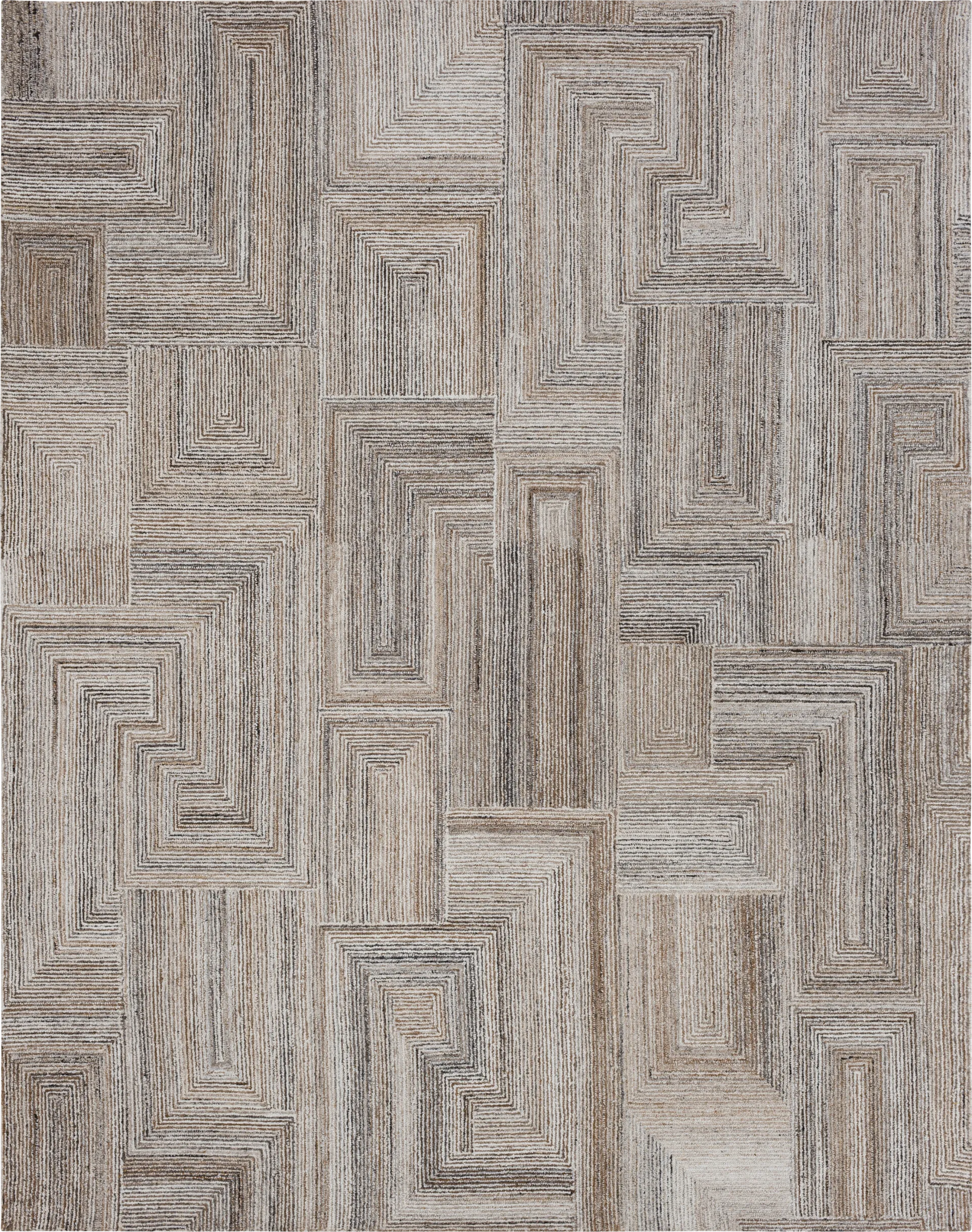 Ulzu Brown 5'3 x 7'10 Rug - Image 1